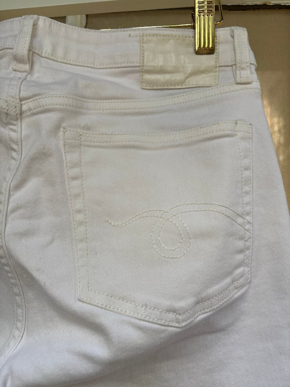 R13 Jenny Mid Rise Skinny Jeans – Size 29 – White Distressed - Picture 7 of 16